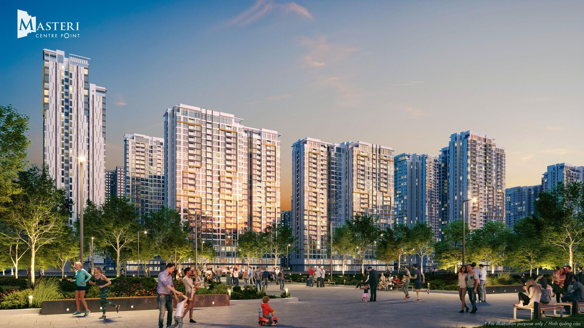 Masteri Centre Point quận 9 - Khu căn hộ compound bậc nhất dự án Vinhomes Grand Park