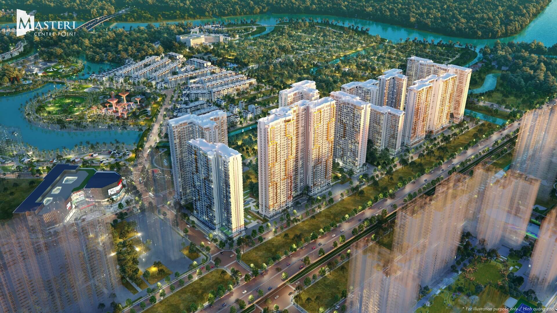 Masteri Centre Point quận 9 - Khu căn hộ compound bậc nhất